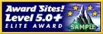 Award Sites Award rated 5+, the highest rating given to an award program