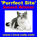 "Purrfect Site" Award from I Love Cats